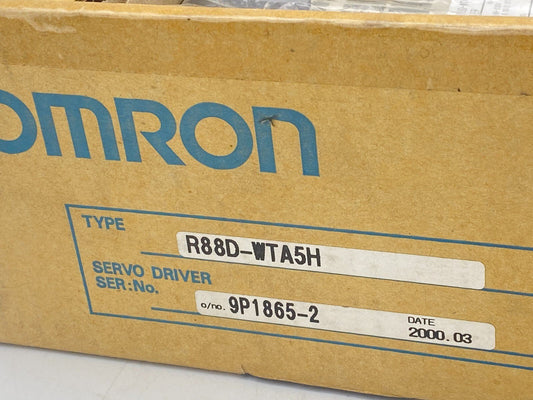One Omron AC Servo Driver R88D - WTA5H - KLR Automation