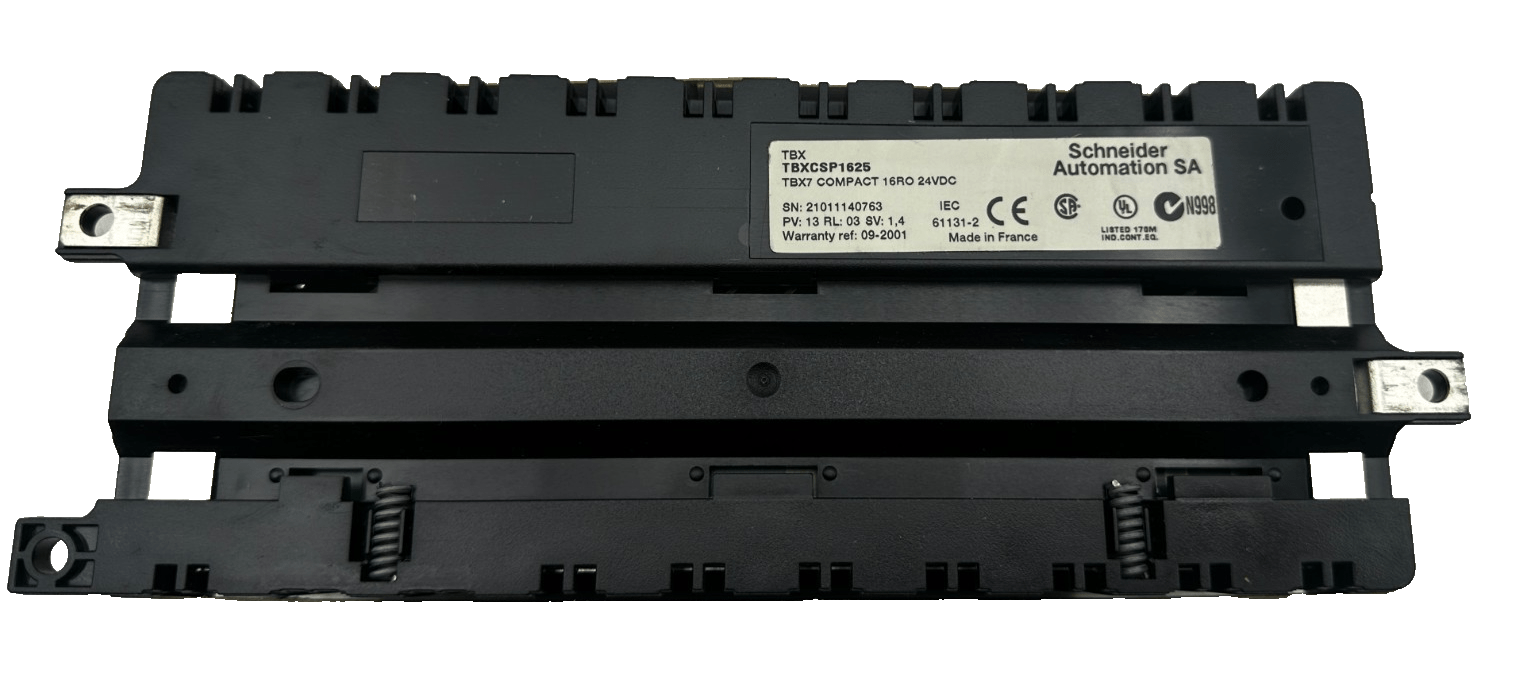 SCHNEIDER AUTOMATION TBXCSP1625 MODICON TBX7 COMPACT 16RO 24VDC NEW OLD STOCK x1 - KLR Automation