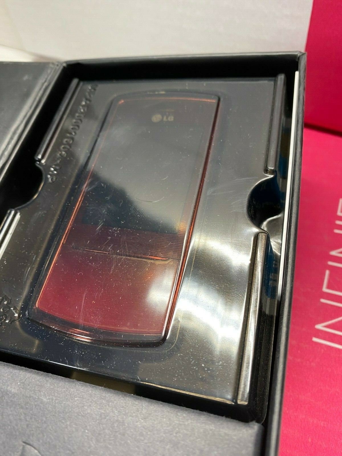 LG KF510 Red Mobile Phone Old Stock Rare collectors Mobile Phone Cell GSM - KLR Automation