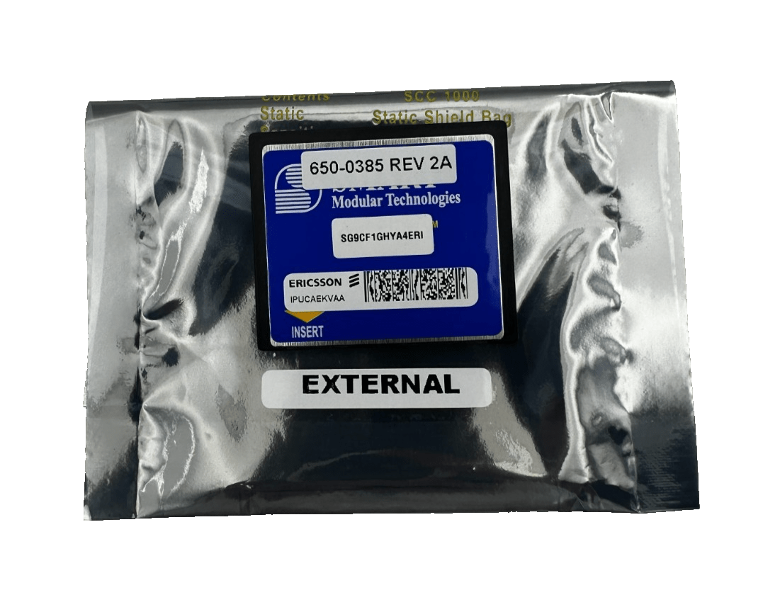 ERICSSON IPUCAEKVAA SG9CF1GHYA4ERI INDUSTRIAL COMPACT FLASH 1GB x1pc - KLR Automation