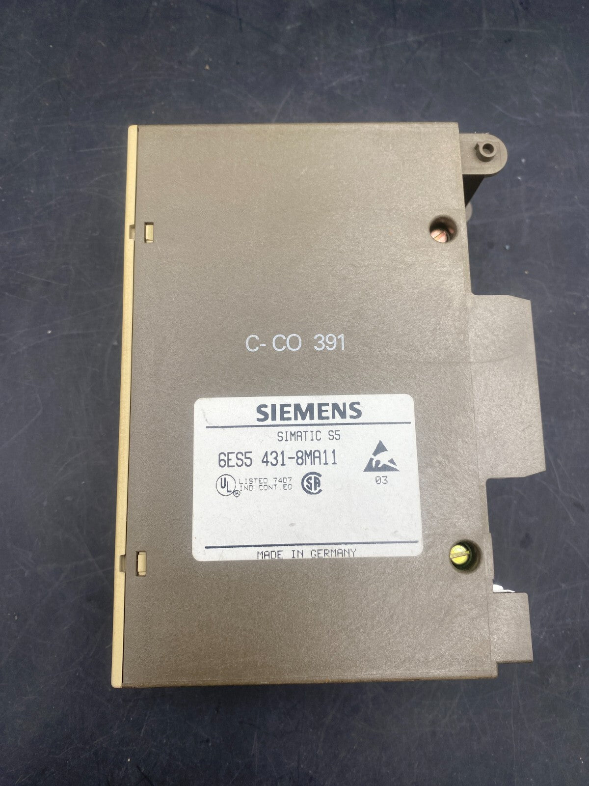 LOT OF 2 SIEMENS SIMATIC S5 6ES5431-8MA11 DIGITAL INPUT