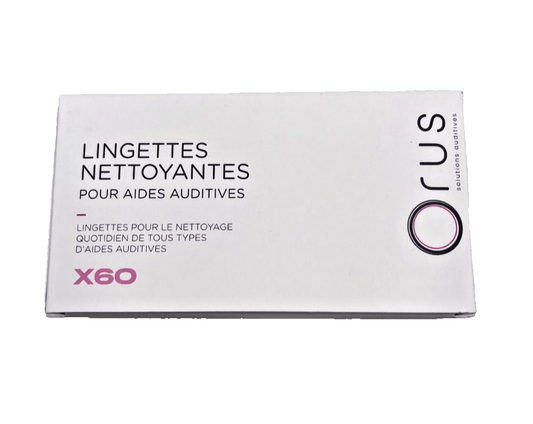 ORUS LINGETTES NETTOIYANTES POUR AIDES AUDITIVES x3 - KLR Automation