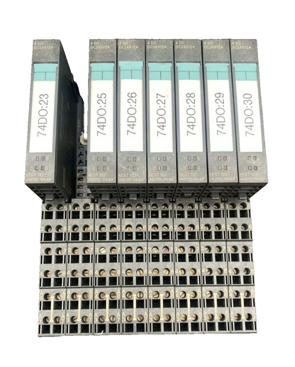 SIEMENS 6ES7132-4BD30-0AA0 SIMATIC S7 4DO DC24V 2A x7pc