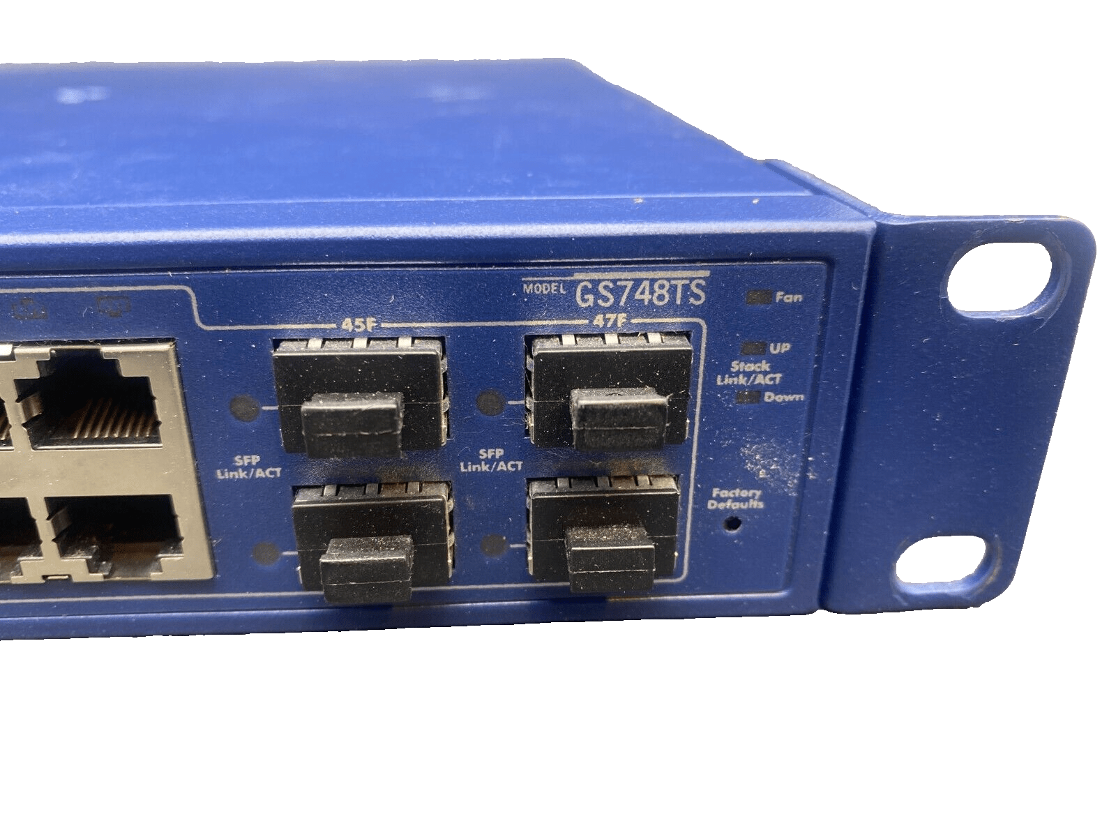 NETGEAR GS748TS PROSAFE 48 PORT GIGABIT STACKABLE SMART SWITCH - KLR Automation