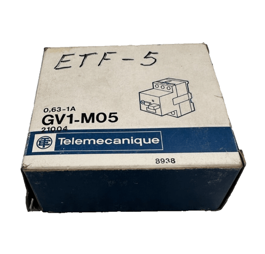 TELEMECANIQUE GV1 - M05 0.63 - 1A DISJONCTEUR MOTEUR - KLR Automation