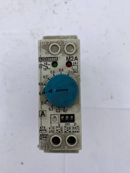 1pc x CROUZET M2A TIME DELAY RELAY