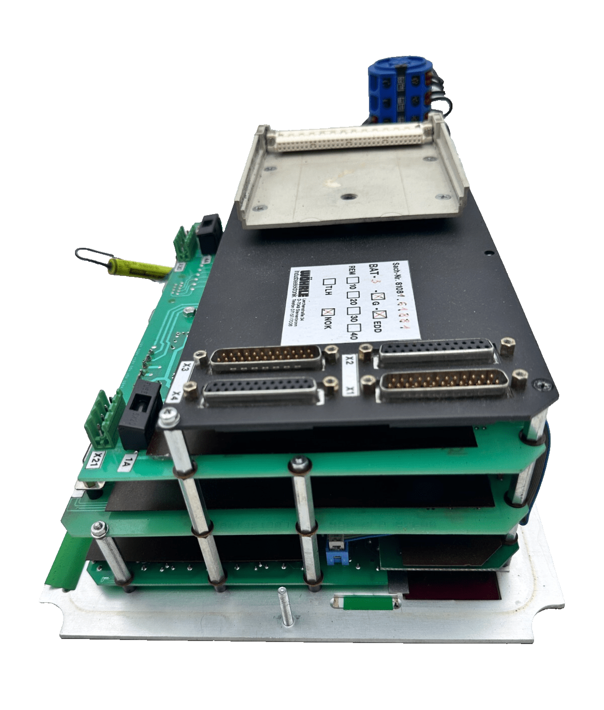 WOHRLE ELECTRONIC BOARD HMI FOR BOSCH PACKAGING MACHINE TCHIBO - KLR Automation