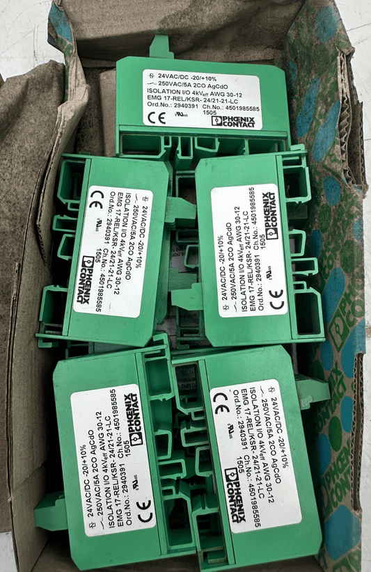 PHOENIX CONTACT 2940391 EMG 17 - REL/KSR - 24/21 - 21 - LC - KLR Automation