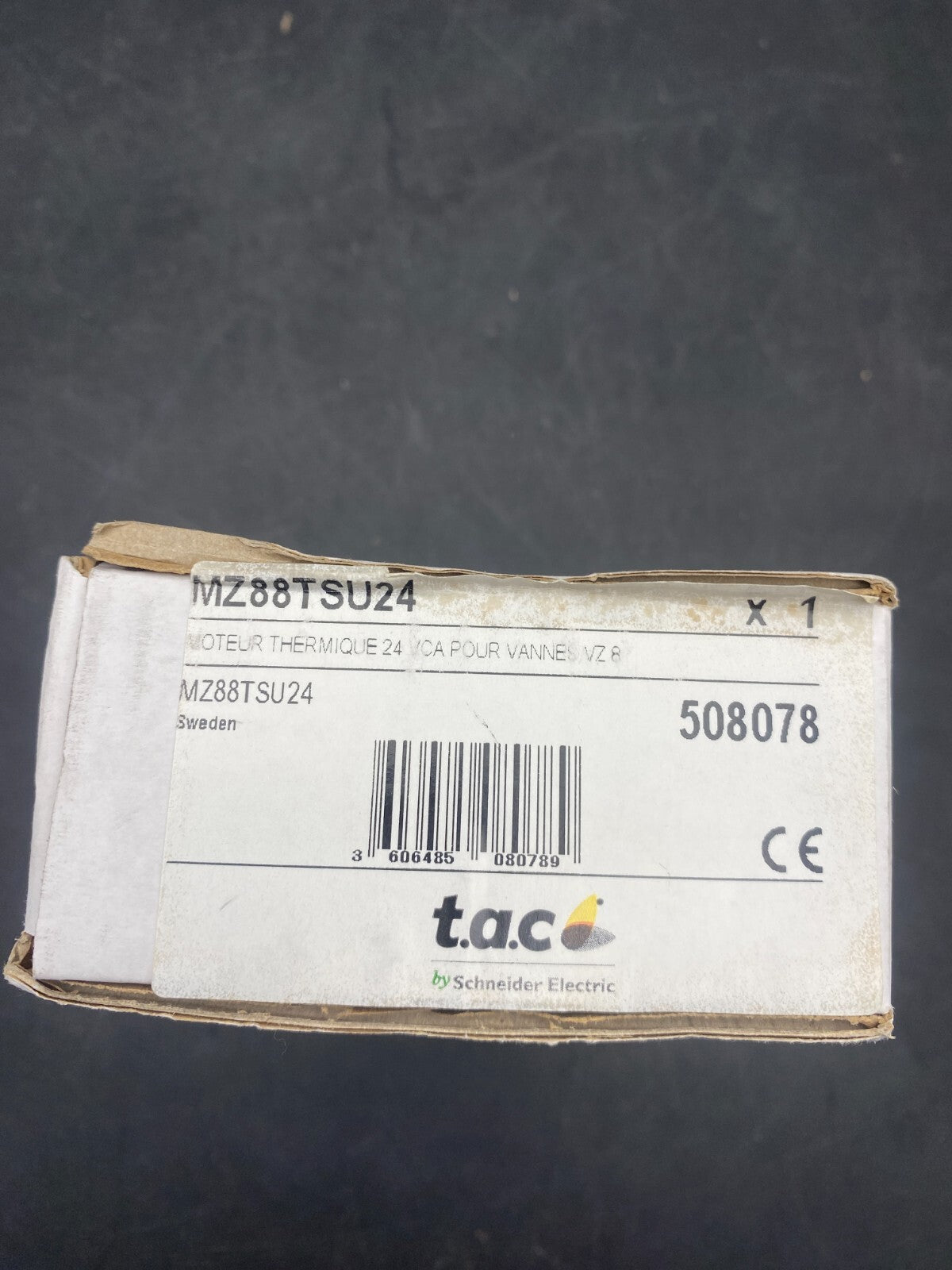 SCHNEIDER ELECTRIC MZ88TSU24 THERMAL MOTOR 24VCA FOR VZ 8 VALVE - KLR Automation