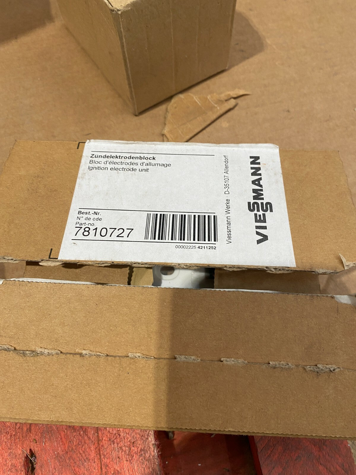 Électrode d'allumage Viessmann Vitoflamme caloflame Ref 7810727 - KLR Automation