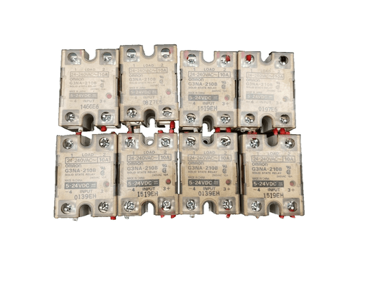 OMRON G3NA - 210B SOLID STATE RELAY 5 - 24VDC 10A x8pc - KLR Automation