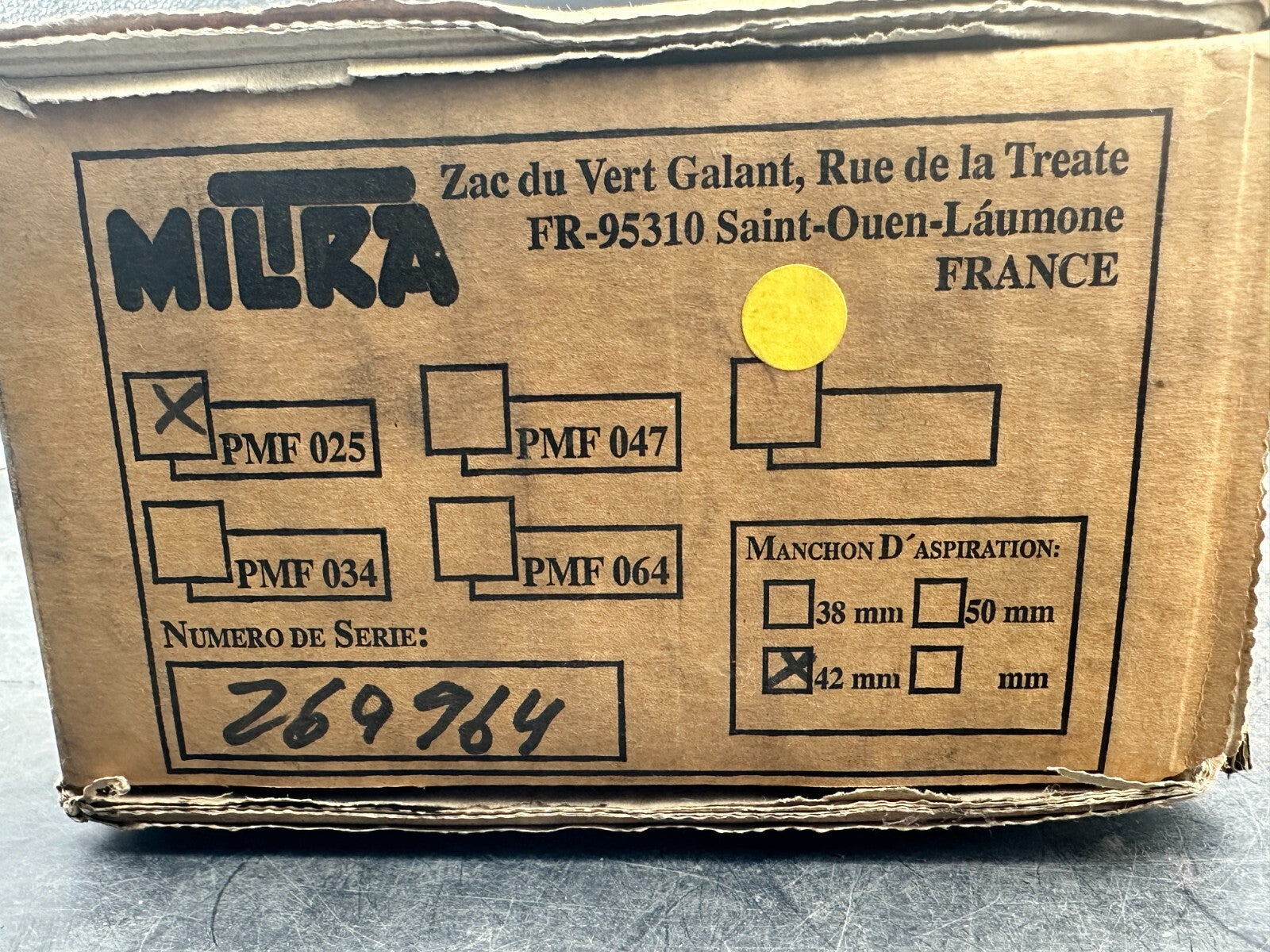 HYDRAULIC PUMP  MILTRA PMF 025  42mm SC 025 L 26964
