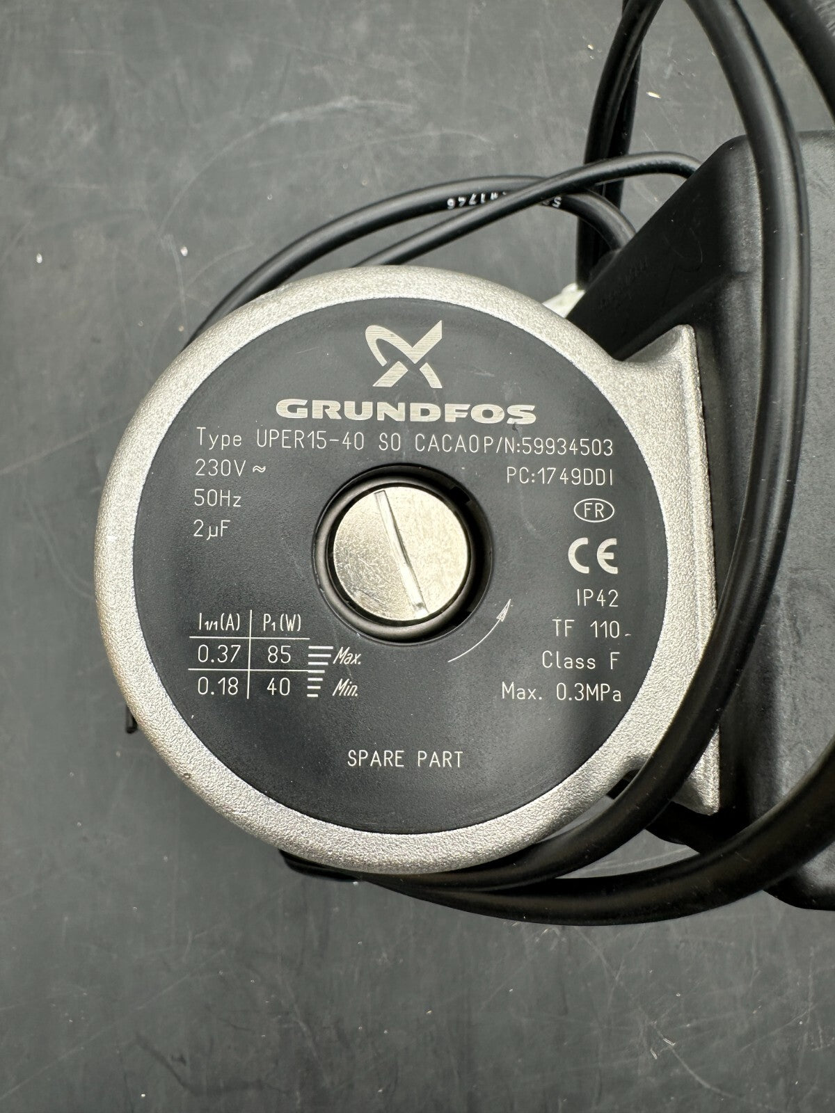DE DIETRICH 95132147 182307 CIRCULATEUR UPER 15-40/130 3H REMPLACE PAR 7775531