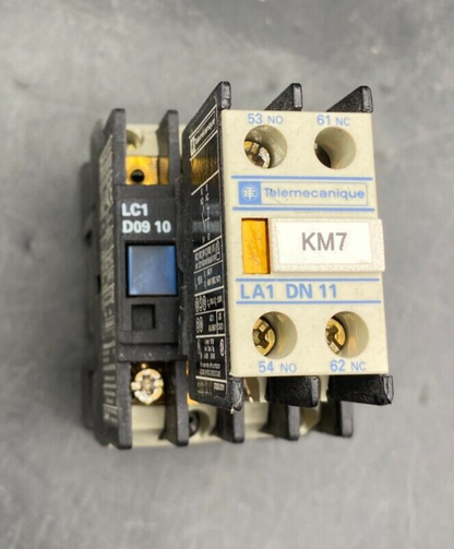 LOT DE 2 TELEMECANIQUE LC1D0910 + LA1DN11