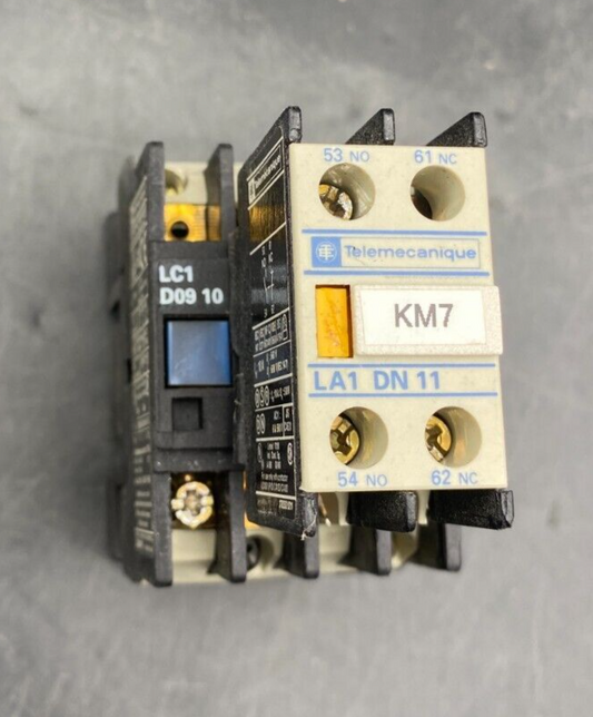 LOT DE 2 TELEMECANIQUE LC1D0910 + LA1DN11