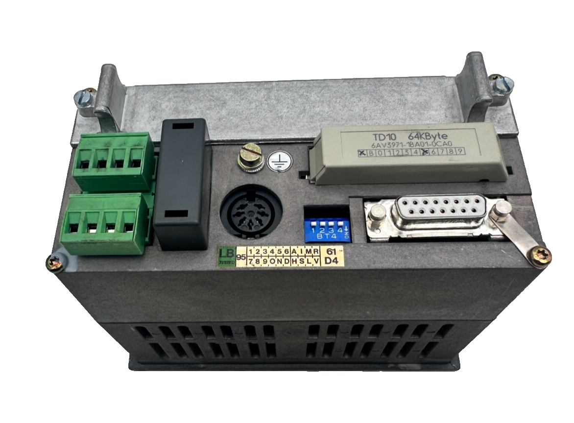 SIEMENS 6AV3010-1DK00 TEXT DISPLAY TD10/220-5 + 6AV3971-1BA01-0CA0