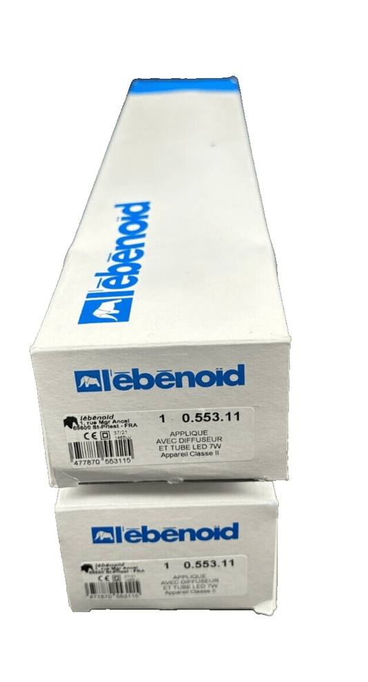 LEBENOID 1 0.553.11 APPLIQUE AVEC DIFFUSEUR ET TUBE LED 7W 445 x 64 x 90 mm x2pc - KLR Automation