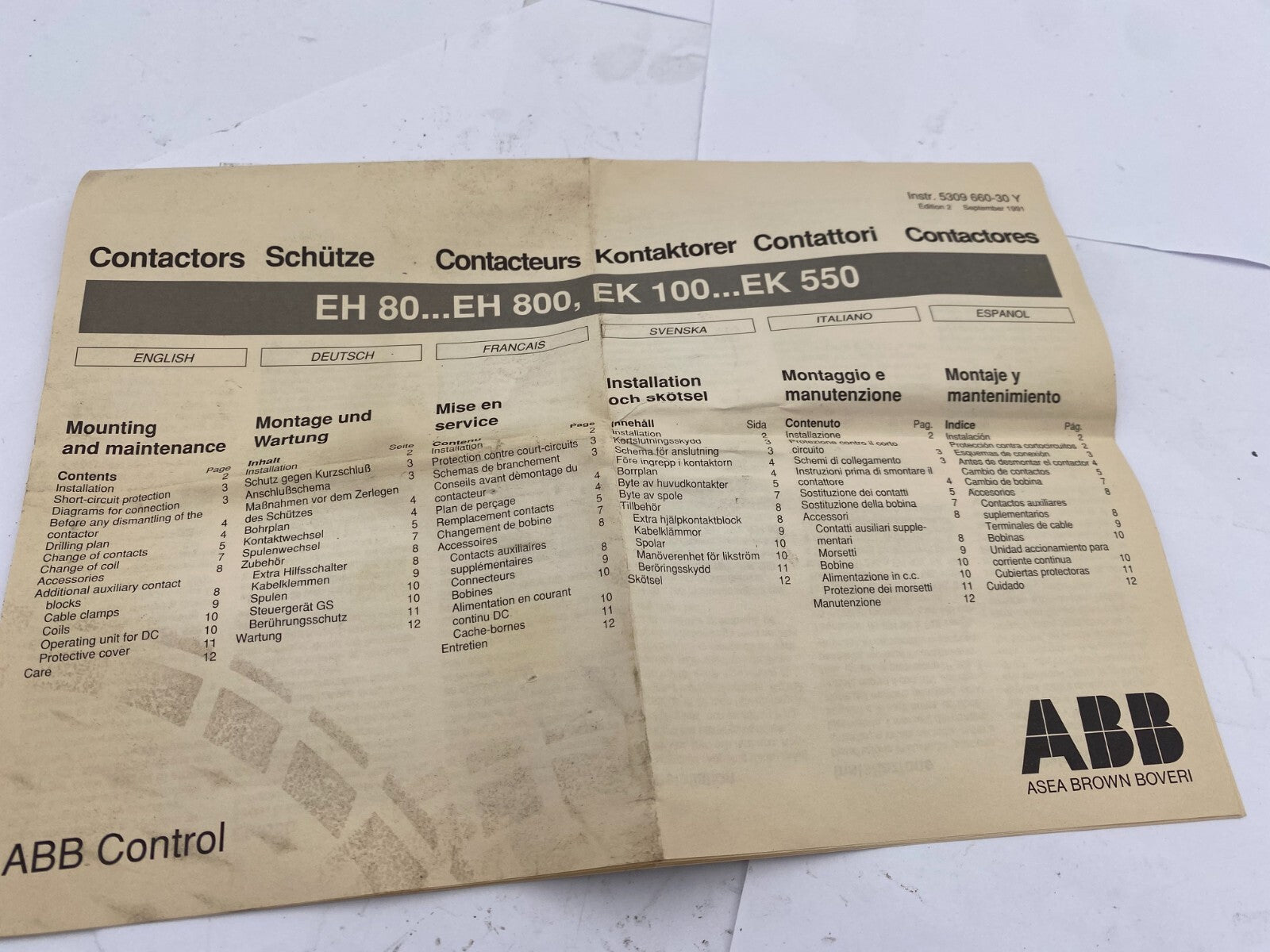 1pc x ABB CONTACTOR L0052252 TYPE EH 145-30-22