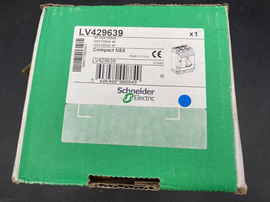 SCHNEIDER ELECTRIC LV429639 COMPACT NSX 4P NSX100NA - KLR Automation