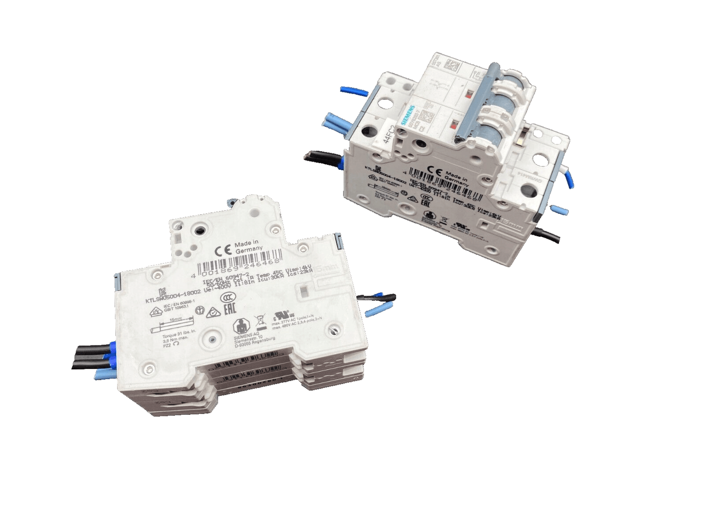 SIEMENS 5SY6202 - 7MCB C2 + 5ST301.AS CIRCUIT BREAKER x2pc - KLR Automation