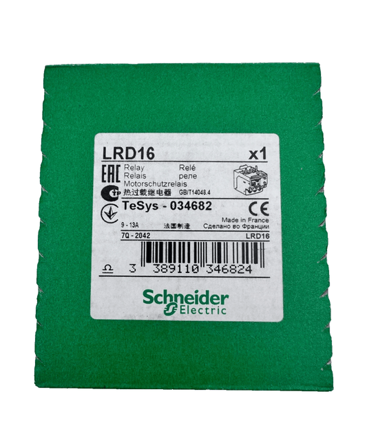 SCHNEIDER ELECTRIC LRD16 THERMAL OVERLOAD - KLR Automation