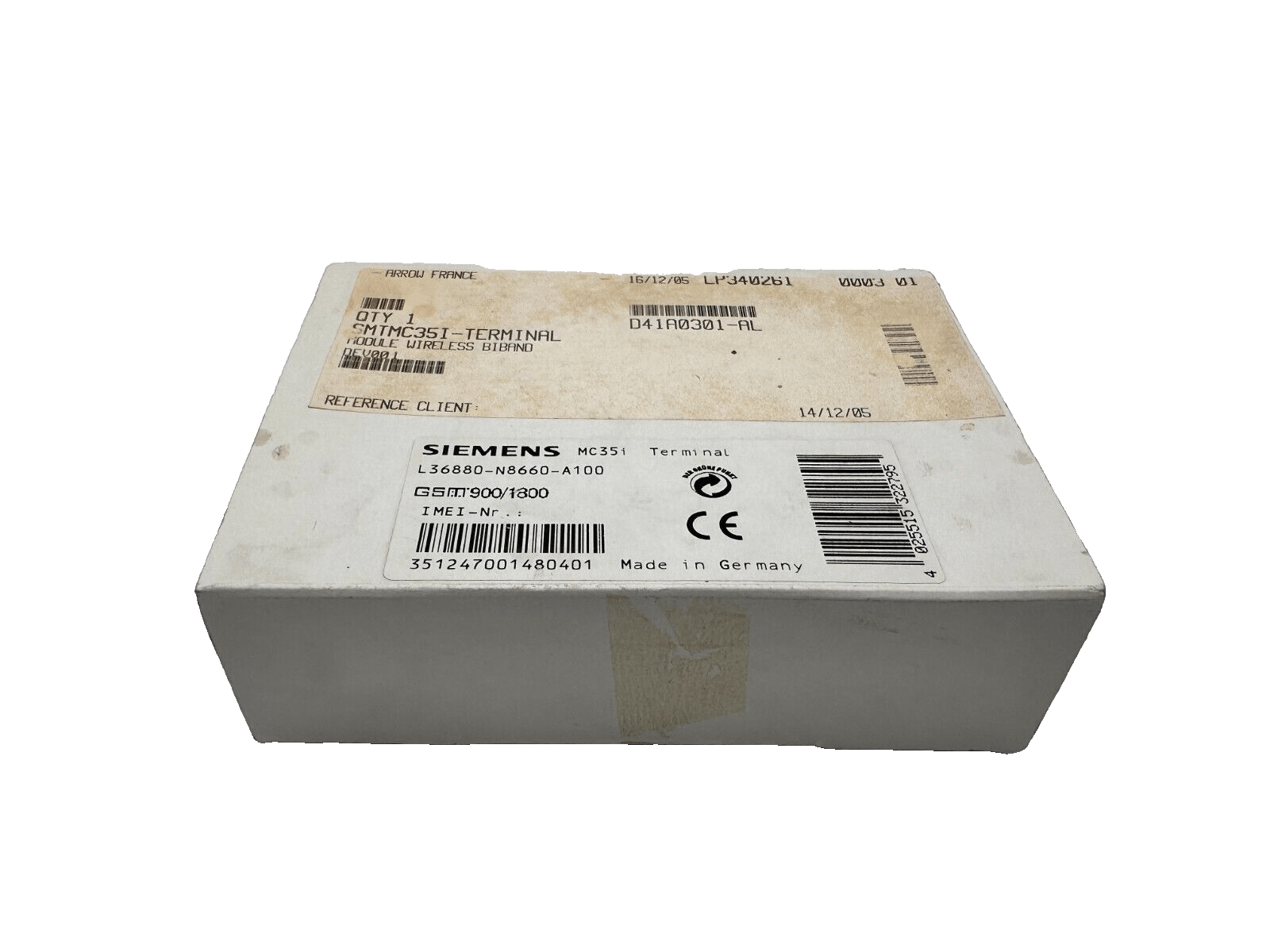 SIEMENS MC35I SMTMC35I - TERMINAL MODULE GSM 900/1800 L36880 - N8660 - A100 - KLR Automation