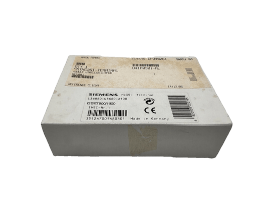 SIEMENS MC35I SMTMC35I - TERMINAL MODULE GSM 900/1800 L36880 - N8660 - A100 - KLR Automation