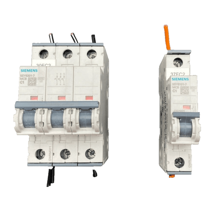 SIEMENS 5SY6301 - 7MCB C1 + 5SY6101 - 7MCB C1 CIRCUIT BREAKER - KLR Automation