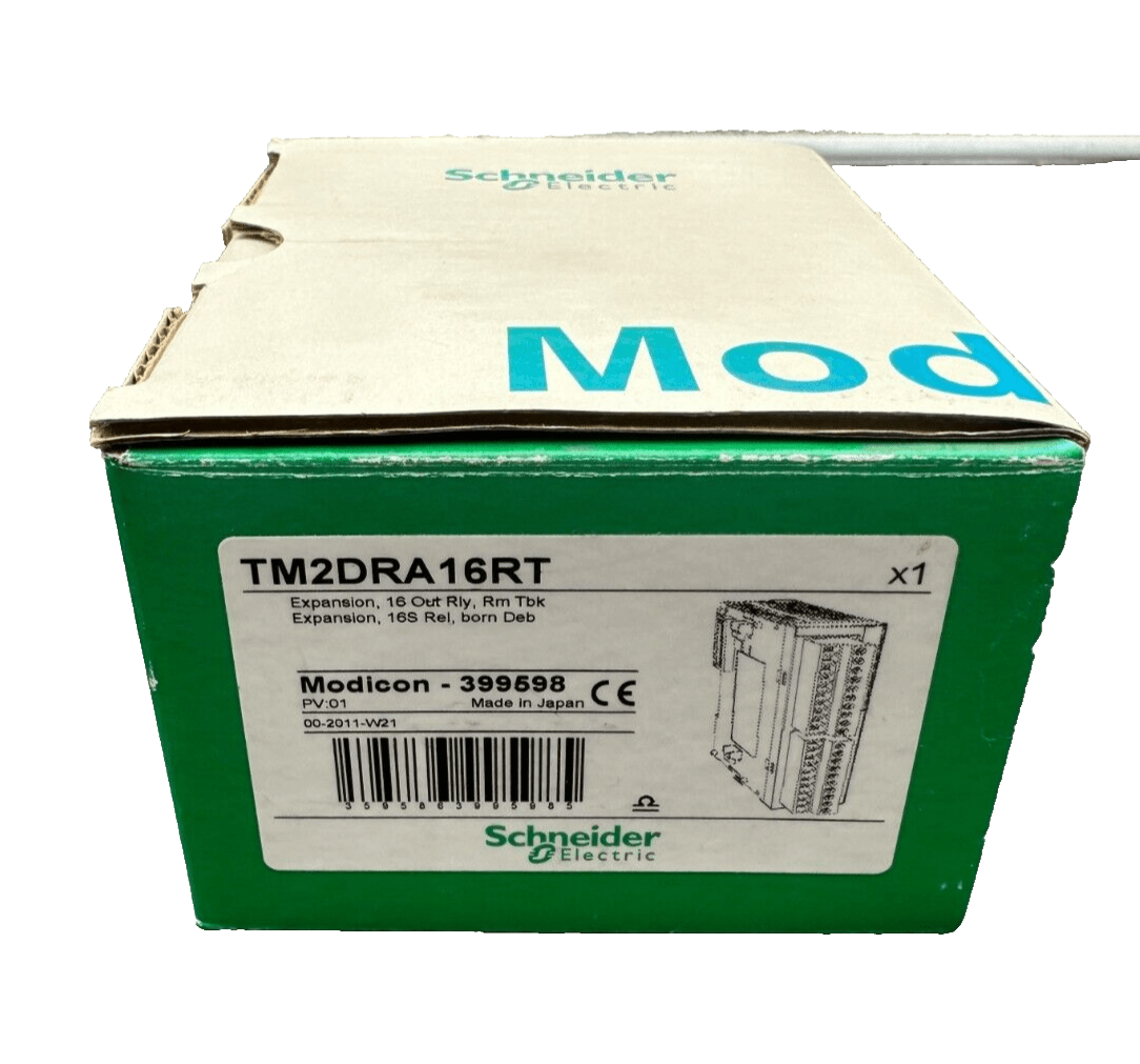 SCHNEIDER ELECTRIC TM2DRA16RT MODULE EXPANSION N16 SORTIES MODICON 399598 PV 01 - KLR Automation
