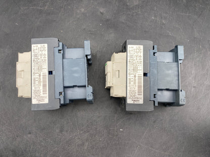 LOT DE 2 SCHNEIDER ELECTRIC LC1D32 CONTACTOR