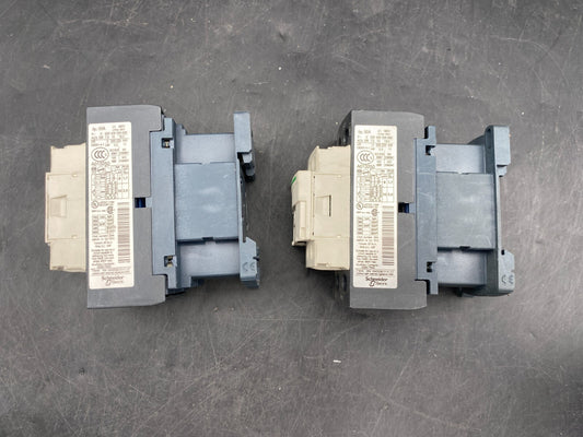 LOT DE 2 SCHNEIDER ELECTRIC LC1D32 CONTACTOR