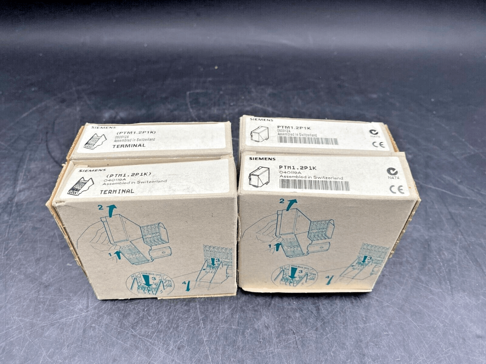 1pc x SET OF SIEMENS PTM1.2P1K MODULE + TERMINAL - KLR Automation