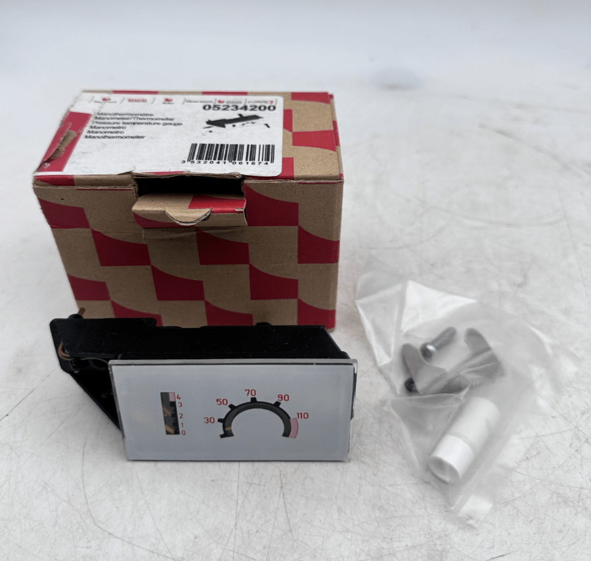 SAUNIER DUVAL 05234200 MANOMETRE THERMOMETRE - KLR Automation