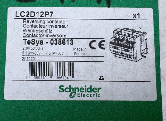 SCHNEIDER ELECTRIC CONTACTEUR LC2D12P7 x1
