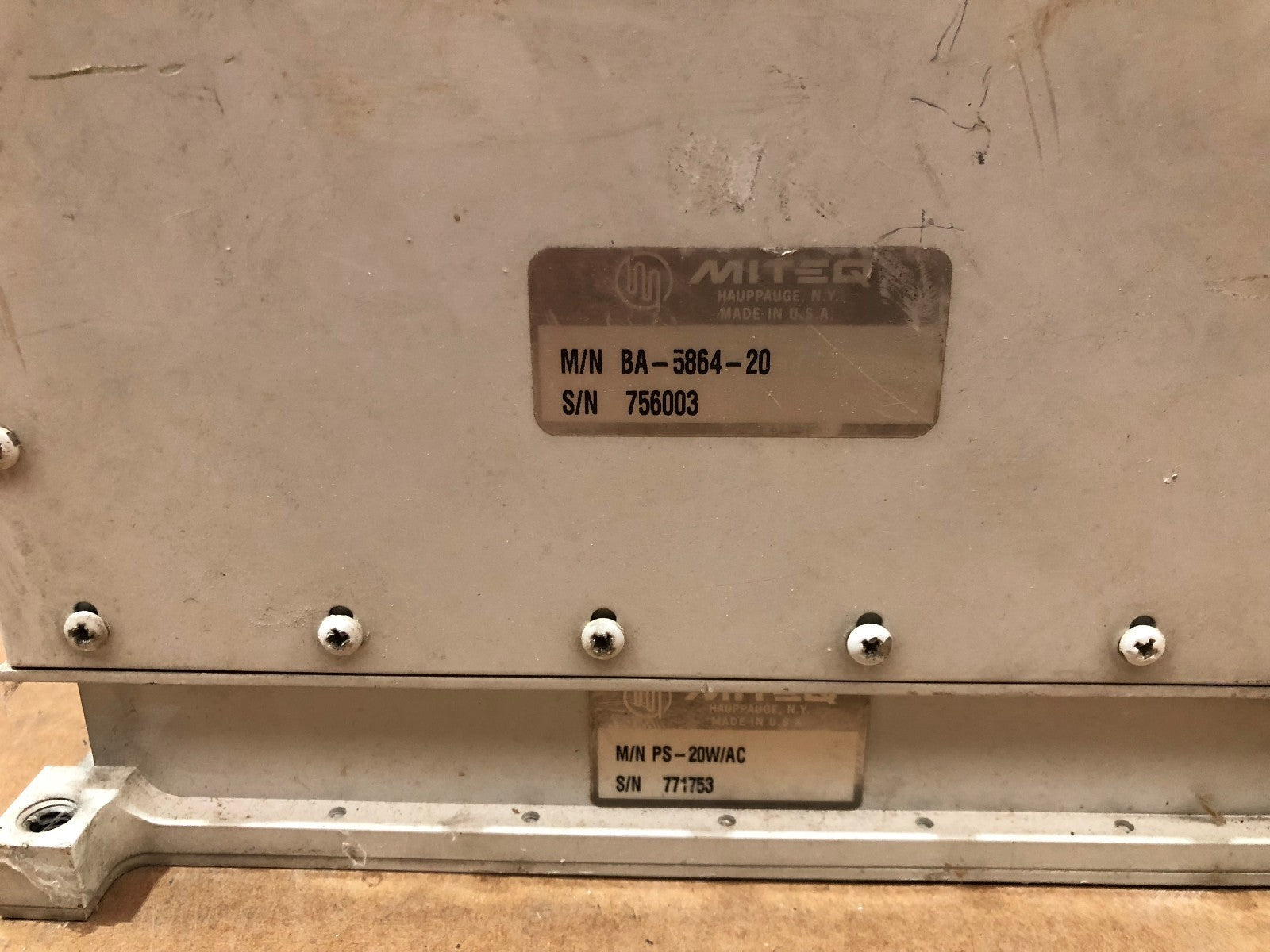 Miteq 20w c - band Booster Amplifier PA - 6G - 20 - 20W - NN - KLR Automation