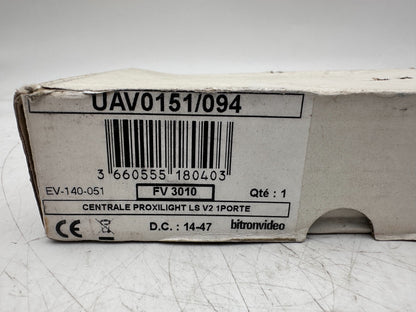 URMET UAV0151/094 BITRONVIDEO EV-140-051 CENTRALE PROXILIGHT LS V2 1 PORTE