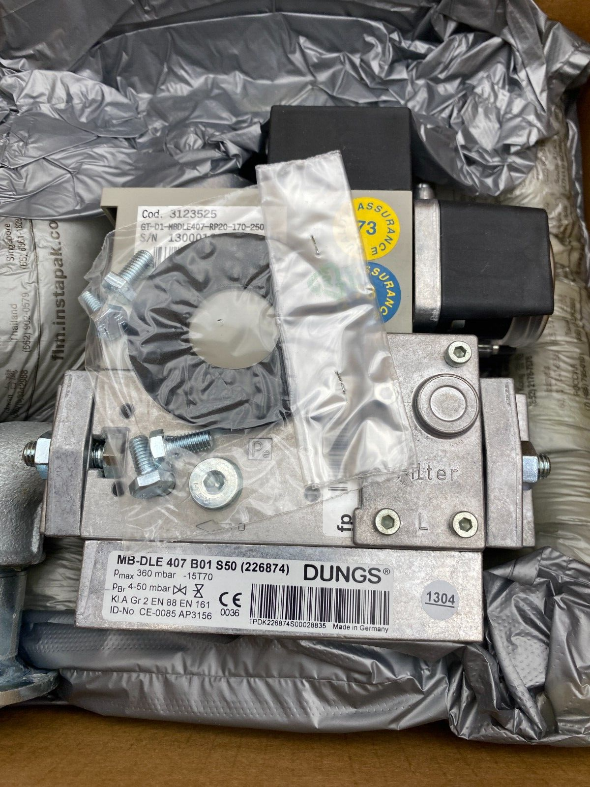 ECOFLAM 3123525 GT-D1-MBDLE407-RP20-170-250  DUNGS MB-DLE 407 B01 S50