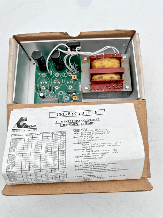 CONVERGIE CEL - DS 24 ALIMENTATION 24V 4.8A - KLR Automation