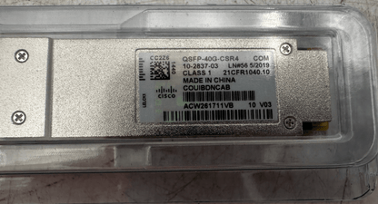 CISCO QSFP - 40G - CSR4 10 - 2837 - 03 ACTIVE OPTICAL CABLE x2pc - KLR Automation
