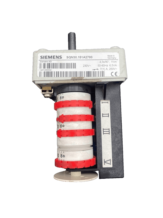 SIEMENS SQN30.151A2700 230V 6.5VA 4.5s 1 Nm - KLR Automation