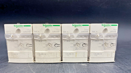 LOT OF 4 SCHNEIDER ELECTRIC LUCC05B 24V CONTROL UNIT