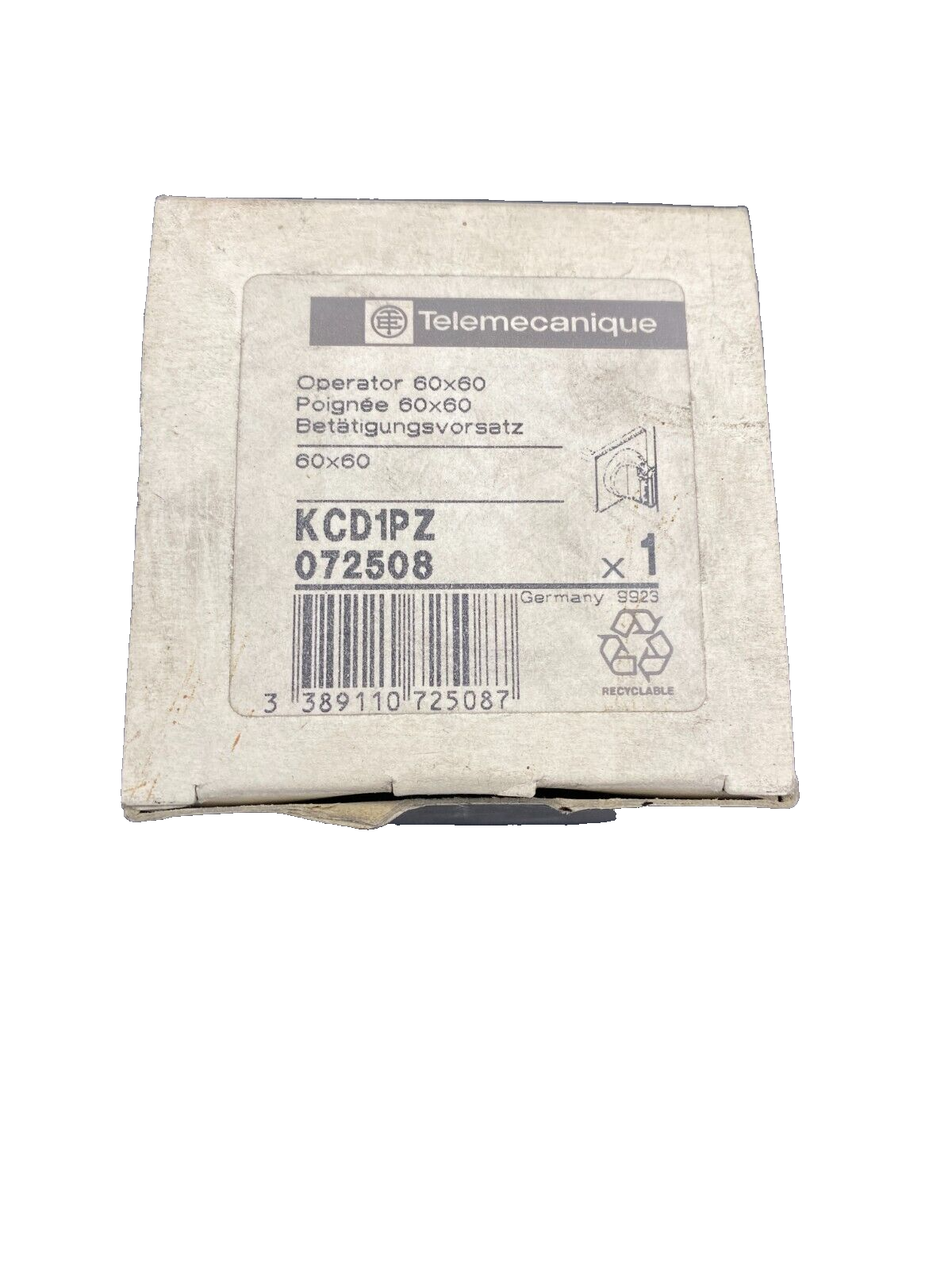 TELEMECANIQUE KCD1PZ 072508 POIGNEE 60x60
