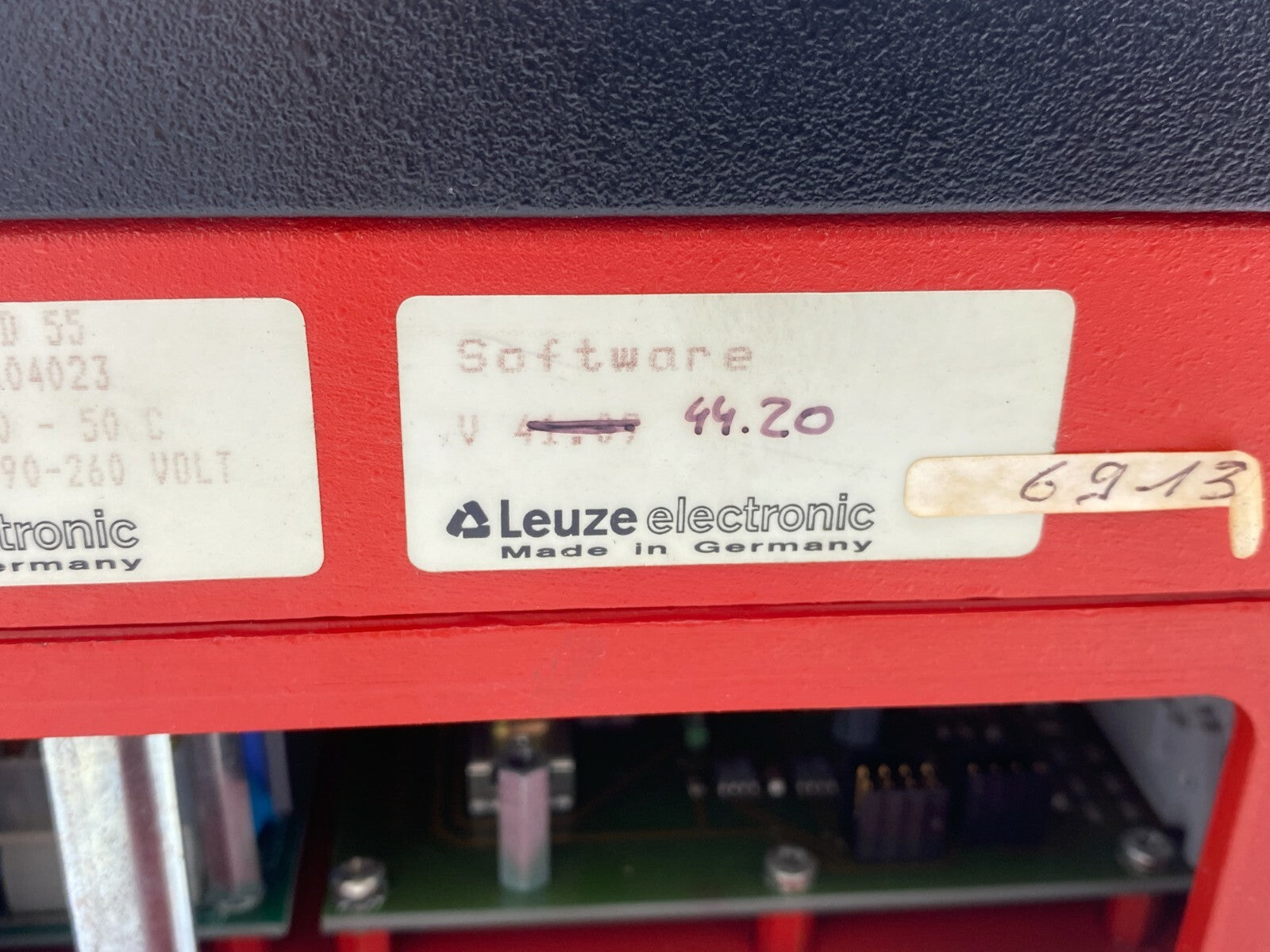 LEUZE ELECTRONIC DD 55 Displaydecoder V44.20 -used- 50019903 without key