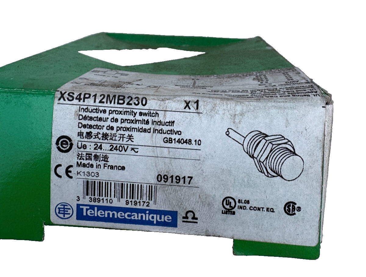 SCHNEIDER ELECTRIC XS4P12MB230 091917 DETECTEUR DE PROXIMITE x1