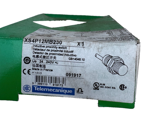 SCHNEIDER ELECTRIC XS4P12MB230 091917 DETECTEUR DE PROXIMITE x1