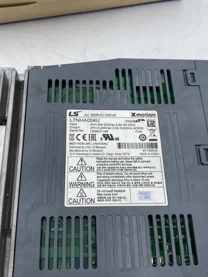LS AC SERVO DRIVE XMOTION L7NHA004U - KLR Automation