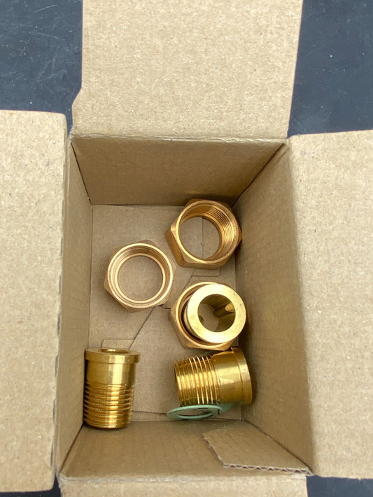 SIEMENS ALG143 BRASS UNION FITTING 3 pce