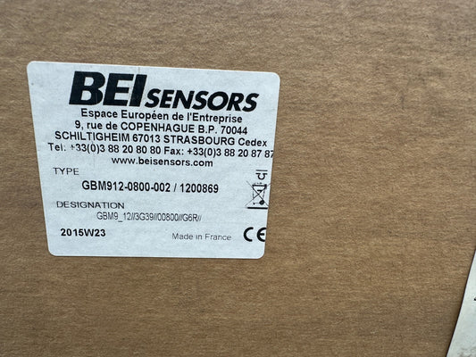 BEI SENSORS IDEACOD GBM912 - 0800 - 002 / 1200869 GBM9_12 3G39 00800 G6R ENCODEUR - KLR Automation