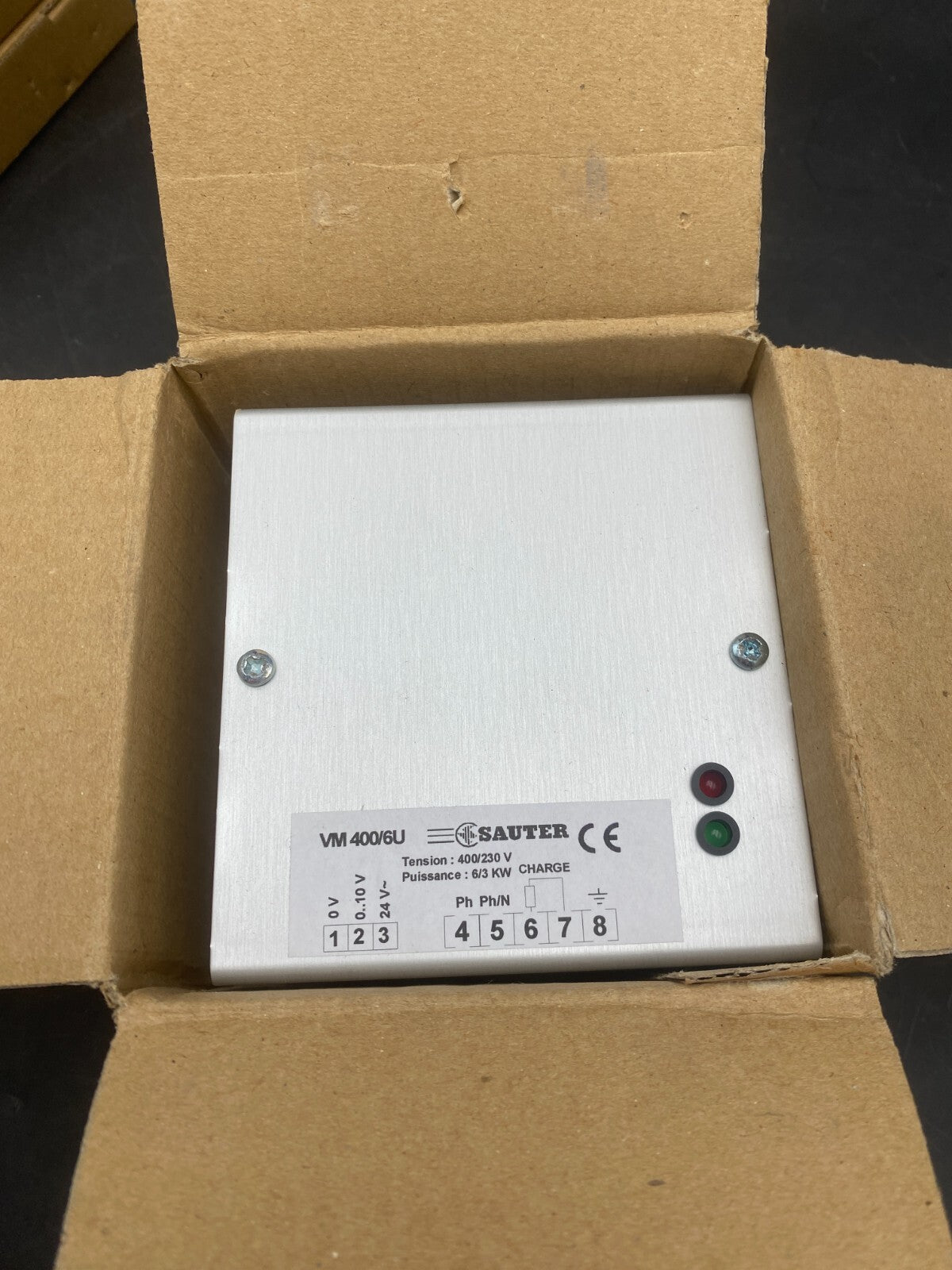 SAUTER TYPE VM400/6U SERIE 0601 SINGLE PHASE POWER INVERTER