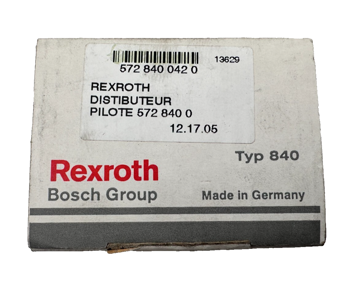 REXROTH TYPE 840 DISTRIBUTEUR PILOTE 5728400 x1pc